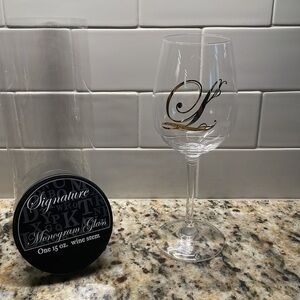 Signature L Monogram Wine Glass
